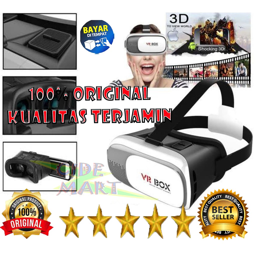 [ORIGINAL] VR BOX VIRTUAL REALITY FOR SMARTPHONE 2.0