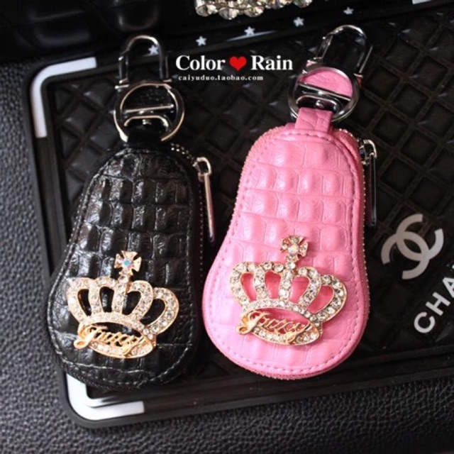 Dompet kunci mobil blink blink crown  gantuan kunci mobil motor