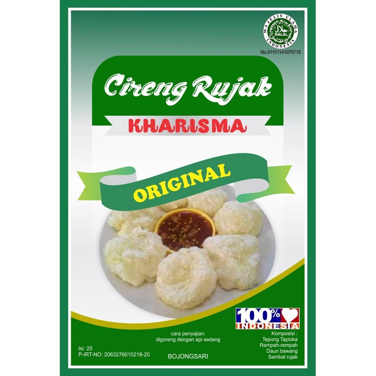 

Rujak Cireng Kharisma Rasa Original isi 20 PCS