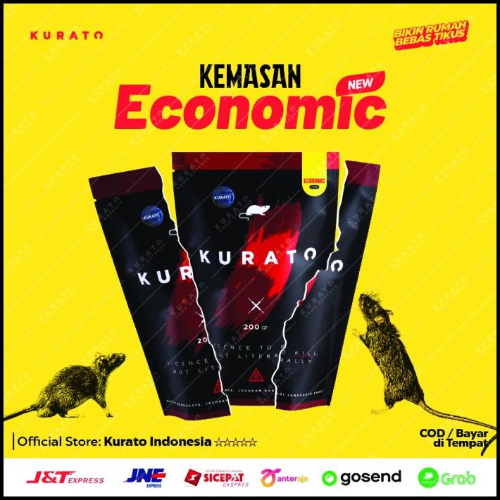 Pembasmi Tikus Penumpas Hama Racun Tikus Kurato Paling Ampuh 200G Ori