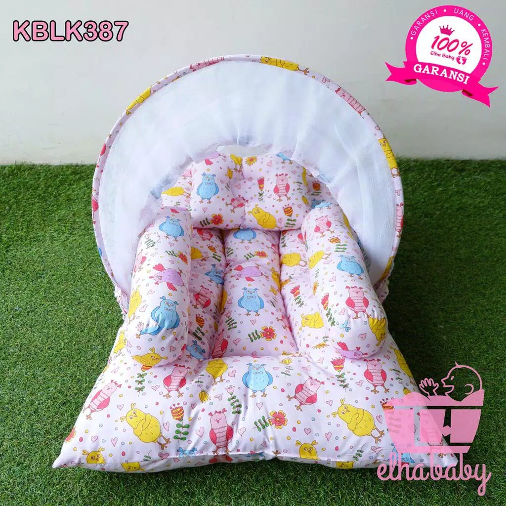 Kasur ELHA BABY besar / kasur bahan dakron /kasur bayi / sofa jumbo / motif minion /bantal karakter