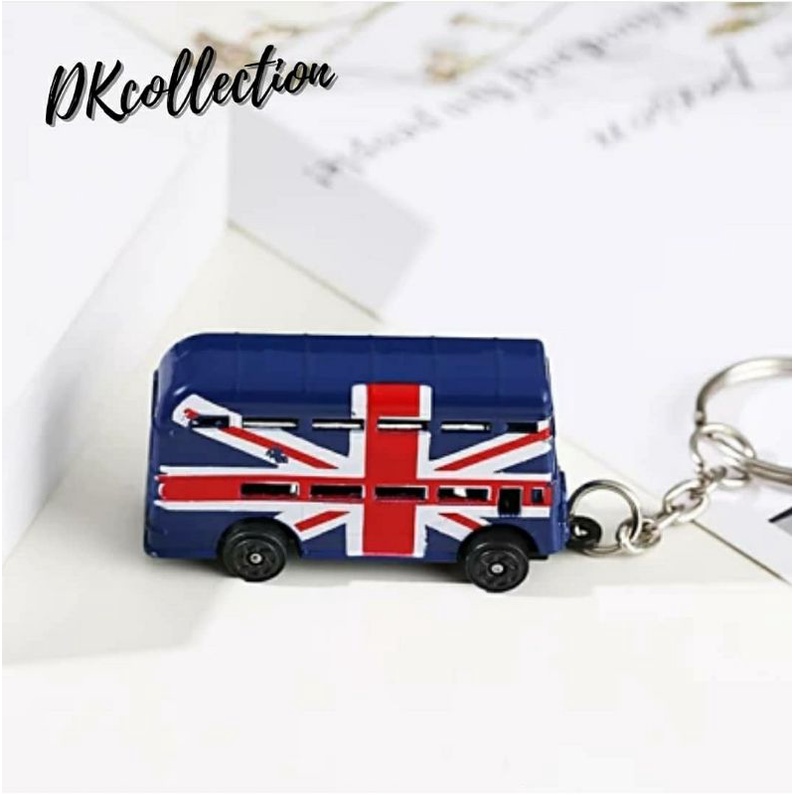 Gantungan kunci bus london souvenir gantungan kunci bus england souvenir miniatur bus london england