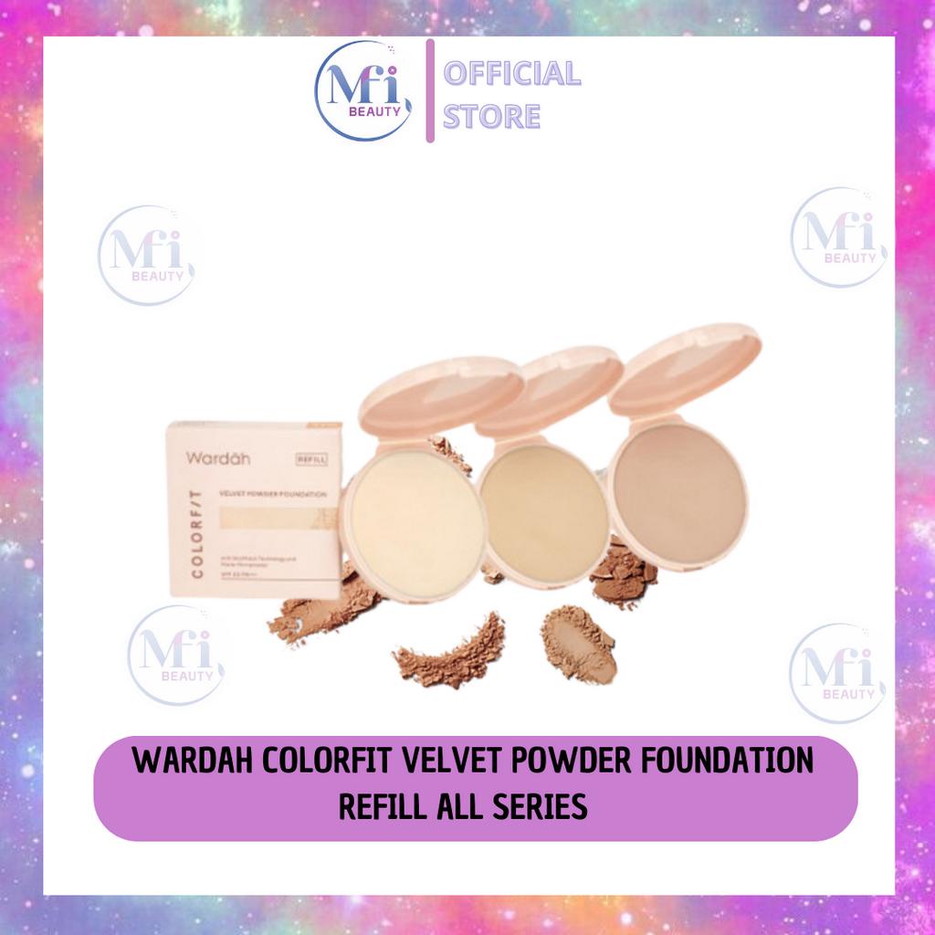 MFI - Wardah Colorfit Velvet Powder Foundation Refill All Series