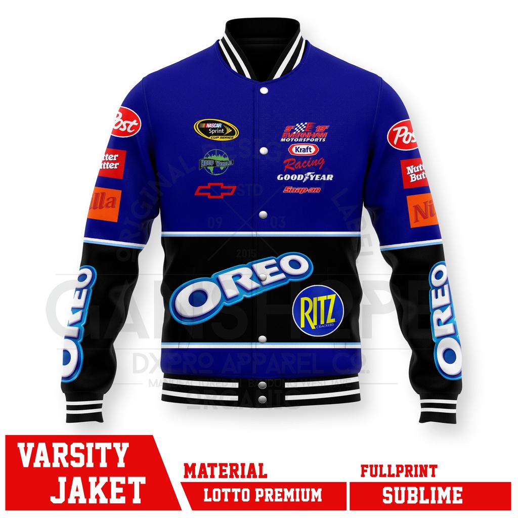 VARSITY JACKET RACING NASCAR OREO DX PRO