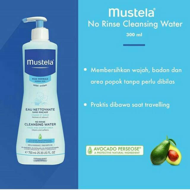 cleansing water mustela