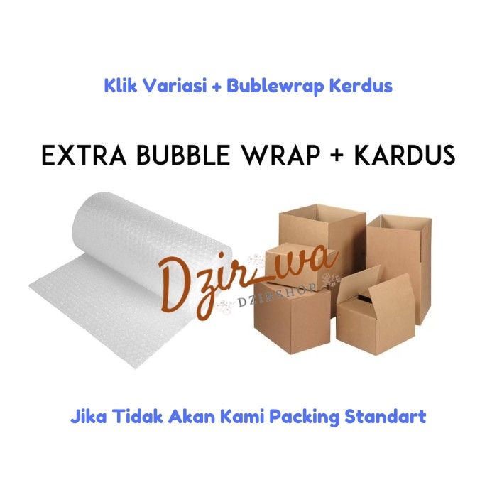 

Tambahan Variasi Packing Bubble Wrap Kerdus