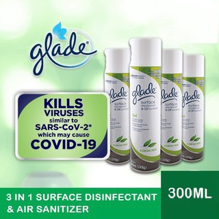 GLADE DISINFEKTAN SPRAY 300 ML - IMPORT SINGAPURA