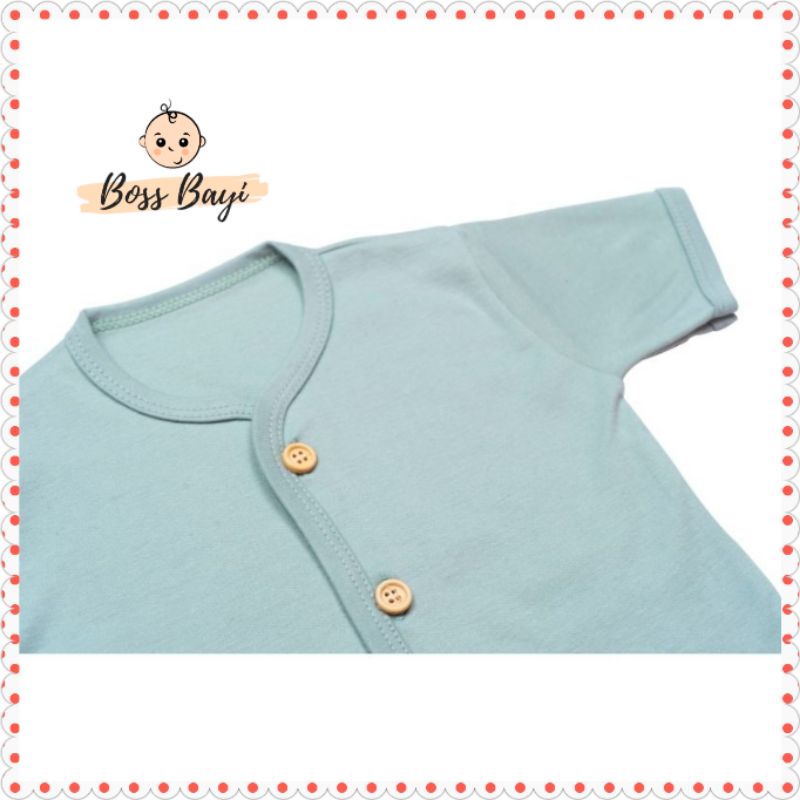 NICE KIDS - Short Sleeve Baby Set / Setelan Pendek / Piyama Pendek Bayi Kancing Depan