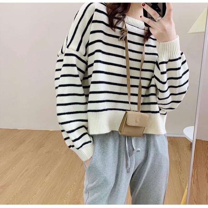 SHABIRA KNITE SWEATER | SWEATER RAJUT KOREAN | SWEATER MURAH