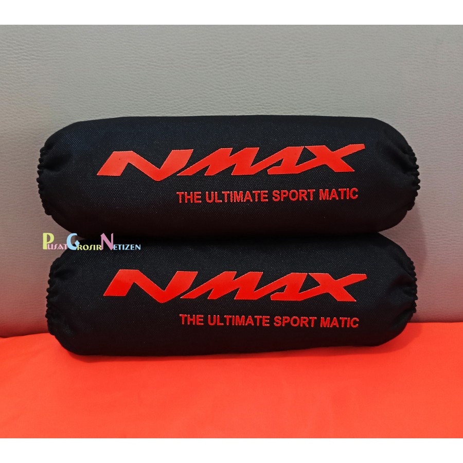 sarung shock cover shockbreaker shok belakang NMAX AEROX XMAX sepasang - 2 Yamaha Kuning