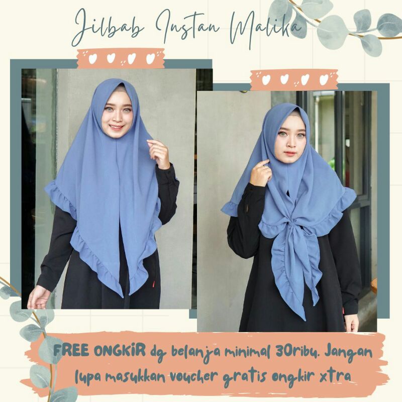 Tara segitiga instan malika hijab instan rempel jilbab instan syari