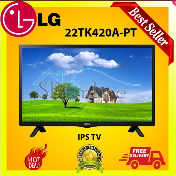 Best Seller LED TV LG 22 Inch 22TK420A PT   22TK420 IPS TV IPS TV Berkualitas