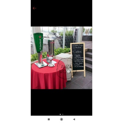 

papan tulis standing blackboard 1m*50cm kaki 20cm