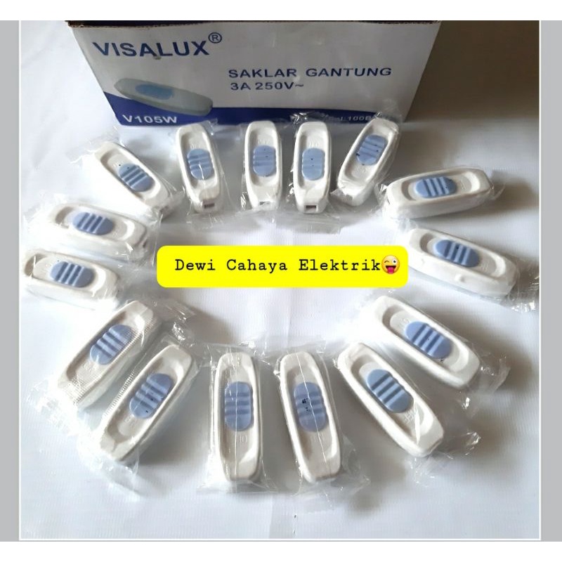 Saklar Gantung Geser - Sakelar Gantung 3A - 250V Visalux SNI