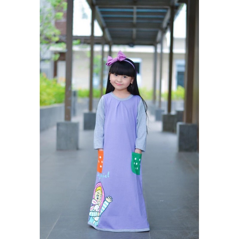 Gamis casual little buddy’s gamis casual anak usia 1-9 tahun gamis littlebuddies gamis little buddys