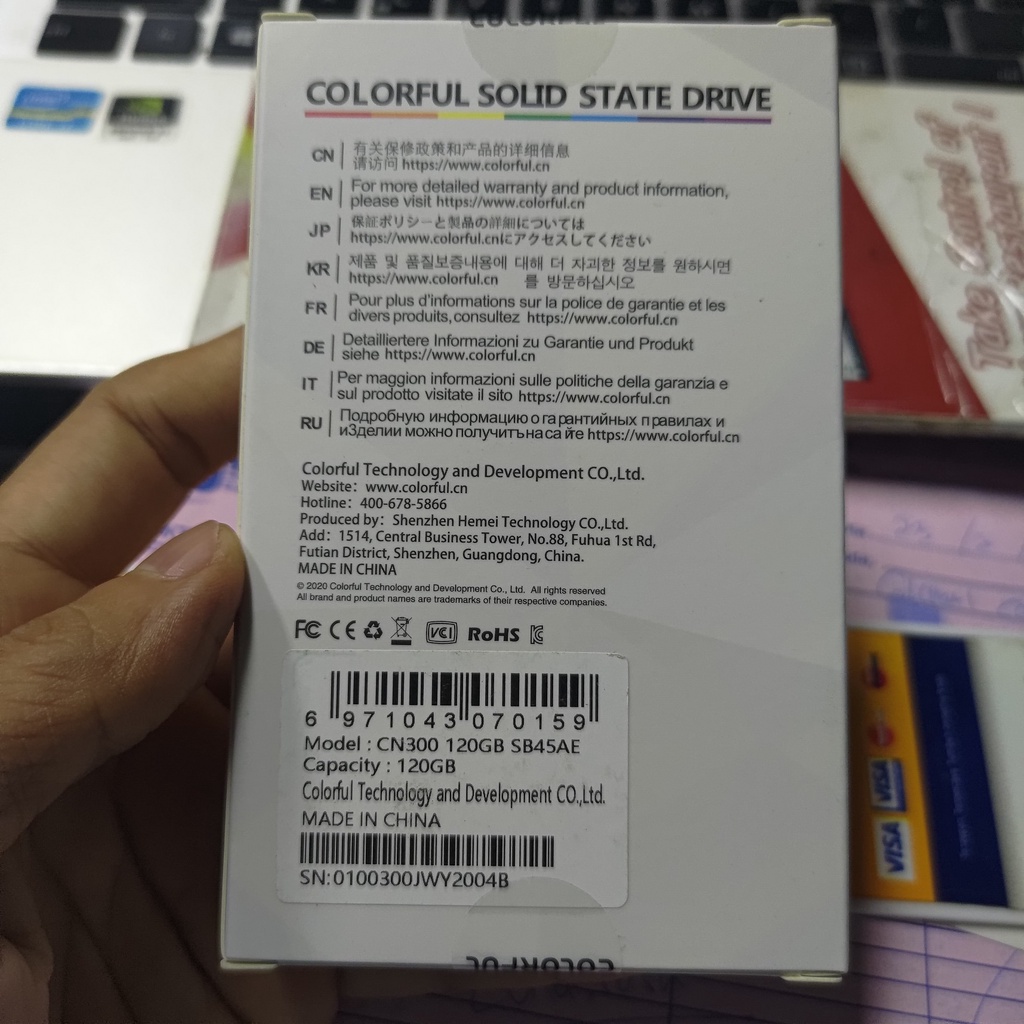 SSD 120GB Colorful M.2 M2 Colorfull