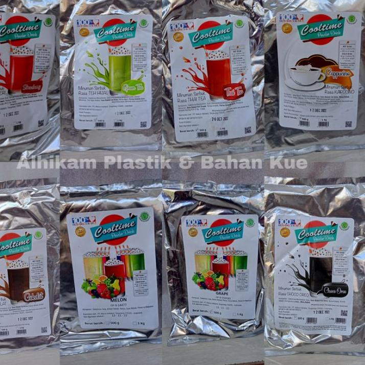 

【FRE⚡H】 Cooltime Powder Drink Cool time Bubuk Minuman All Variant 500gr paling murah
