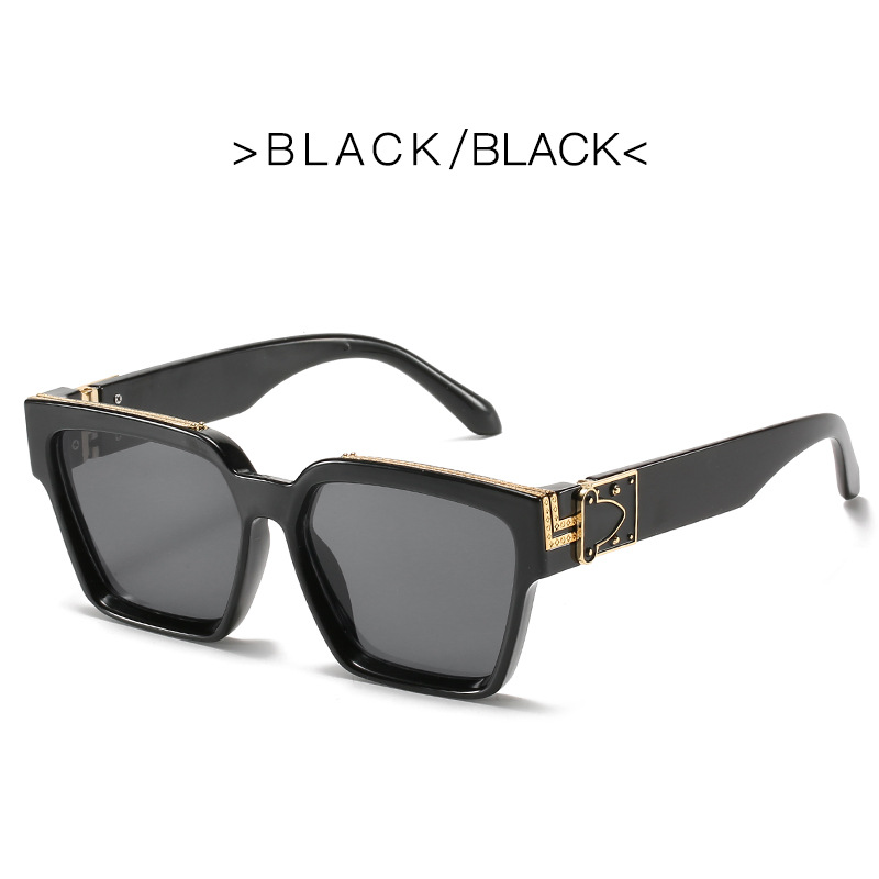 【YUZHU】COD Bingkai Fashion Baru Oversized Lapangan Dihiasi Sunglasses