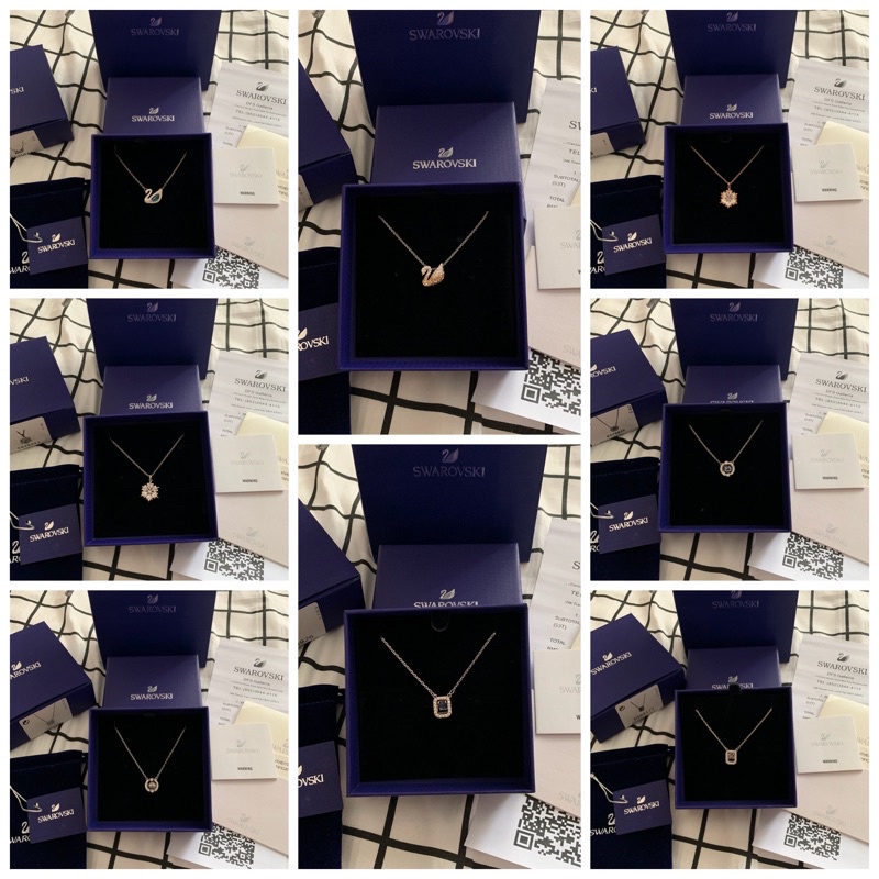 KALUNG SWAROVSKI - SWAROVSKI NECKLACE SWAN/CRYSTAL FULLSET