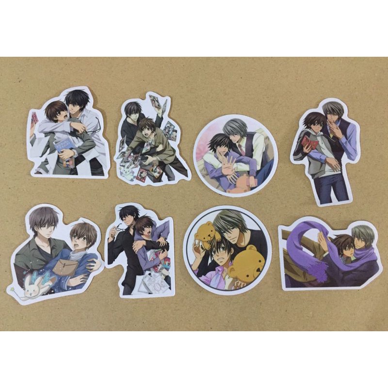 STIKER BL ANIME MANGA YAOI JONJOU ROMANTICA SEKAIICHI HATSUKOI