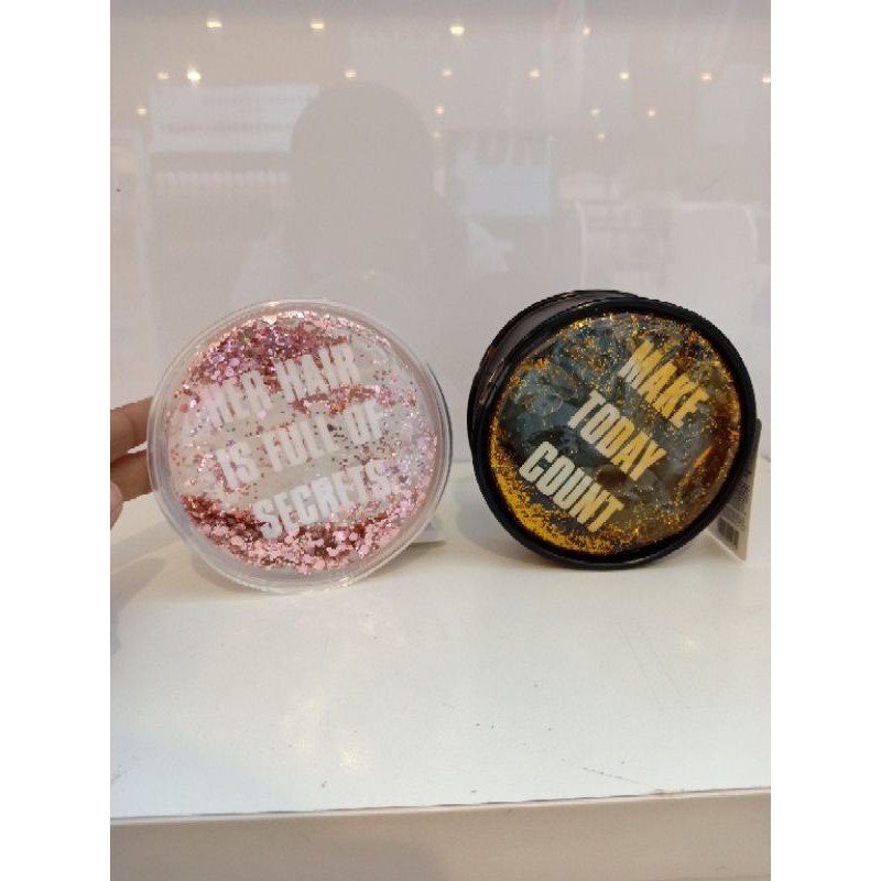 Miniso round coin bag dompet koin glitter Dompet Miniso dompet mini