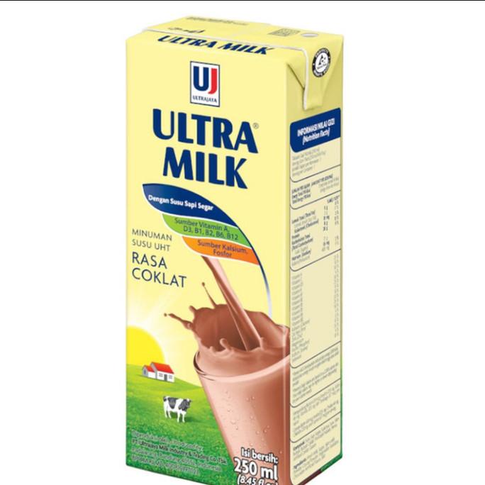 

Ultra milk / susu ultra 250ml karton isi 24