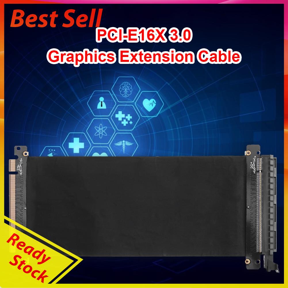 30cm PCI-E 16X Kabel Ekstensi Flexible PCI Express GPU