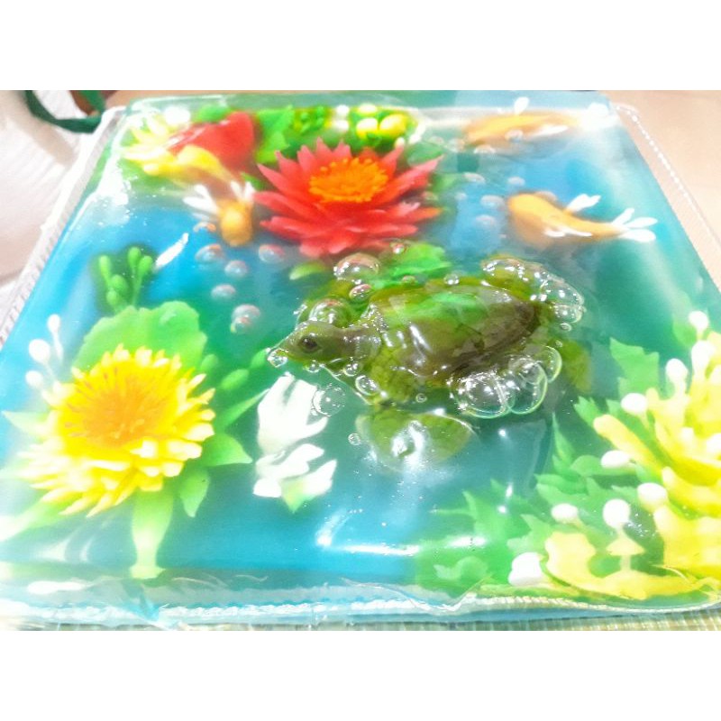 

puding art kolam ikan