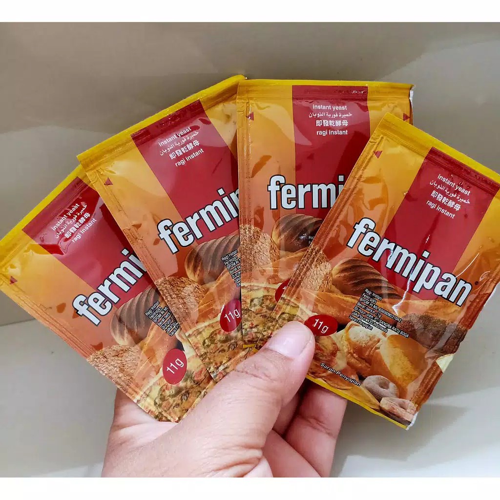 

Fermipan Instant Yeast/ Ragi Instant 1 sachet 11 gram