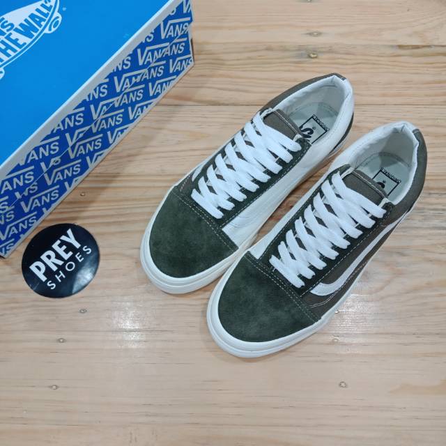 VANS VAULT OG OLD SKOOL STYLE 36 LX PILGRIM OLIVE MARSHMALL