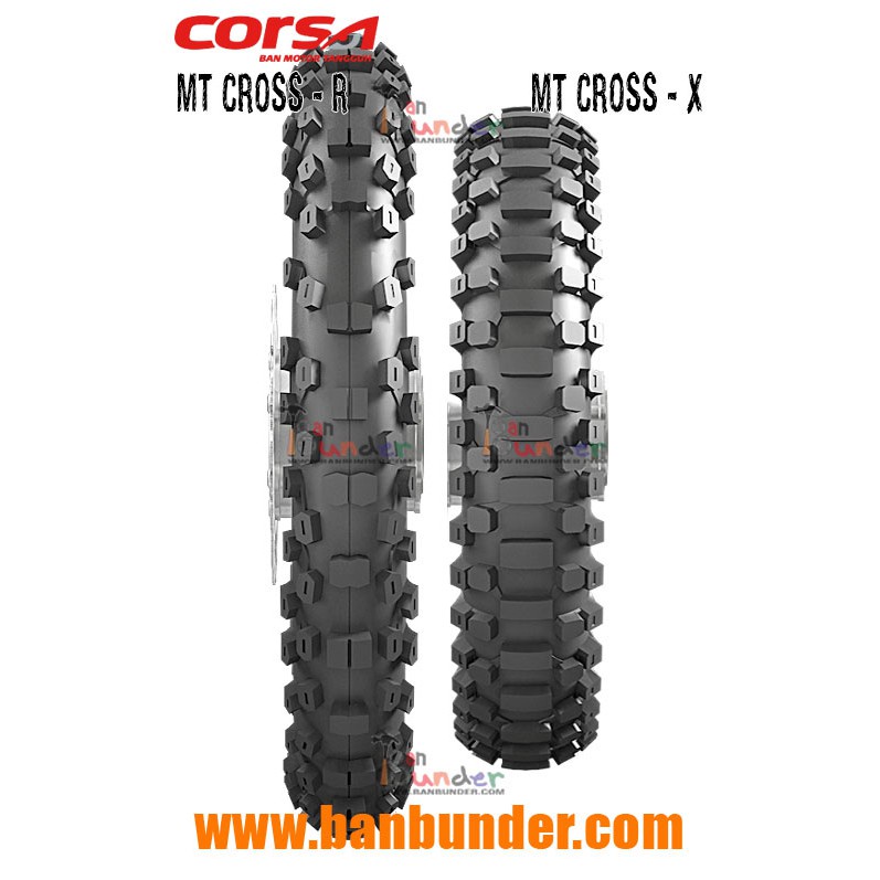 PAKET BAN TRAIL CORSA 100-100 - 18 MT CROSS-X DAN 80-100-21 CROSS-R