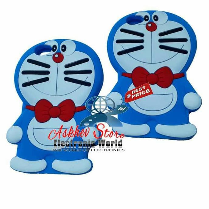 Case 4D Karakter Doraemon Berdiri Oppo F1S A59 Softcase 3D Boneka