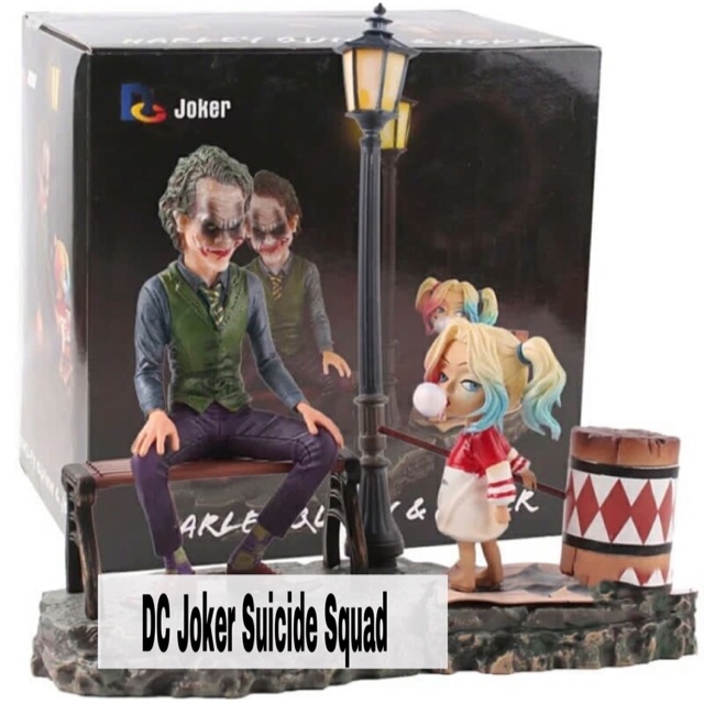 Mainan Figure set super joker Suicide/koleksi figur