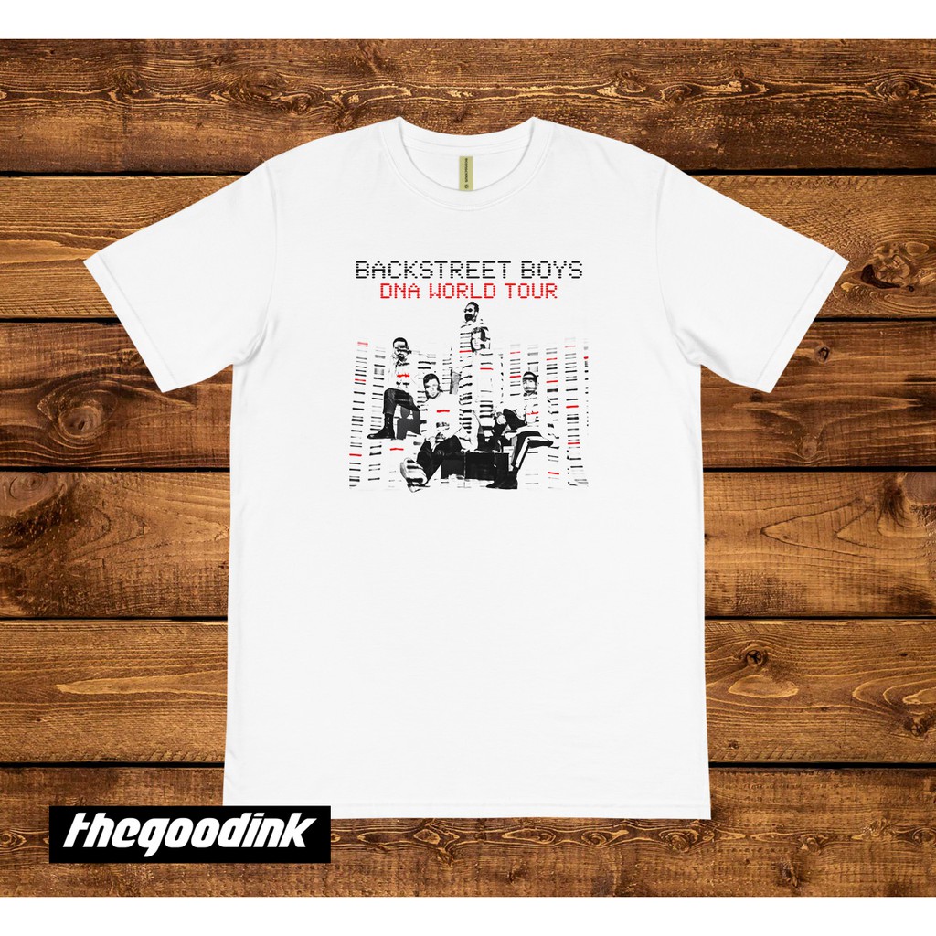 Kaos Backstreet Boys World Tour - Original Gildan T-shirt DTG Print