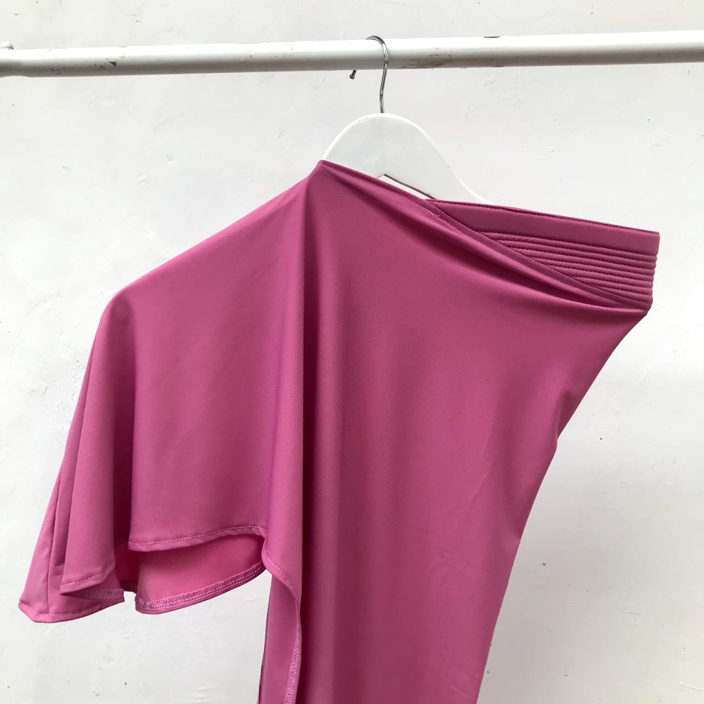 Khimar Jersey Premium / Khimar Pinguin / Khimar Jersey / Jilbab Kerudung Intant-Penguin SoftLavender