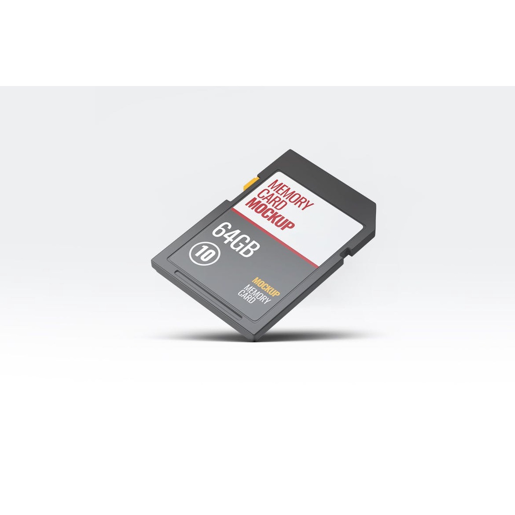 Memory Card Mock Up - Photoshop