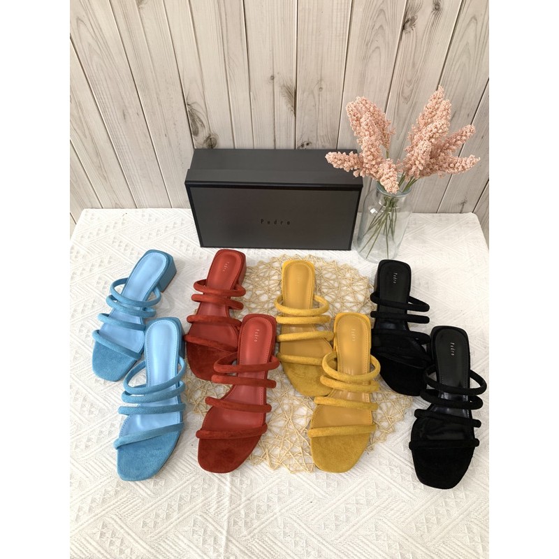 SANDAL WANITA KEKINIAN PS035 PDR STRAPPY HEELS SENDAL PREMIUM IMPORT