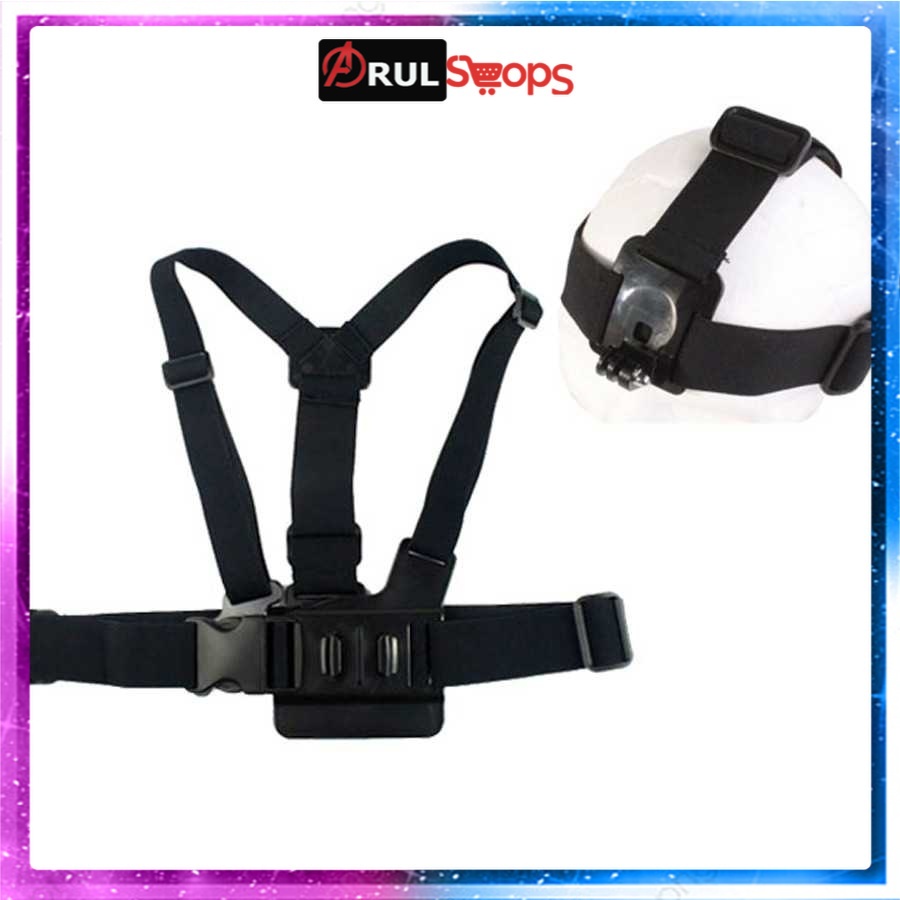 SnowHu Chest Harness Belt Strap with Head Belt for GoPro Xiaomi GP59