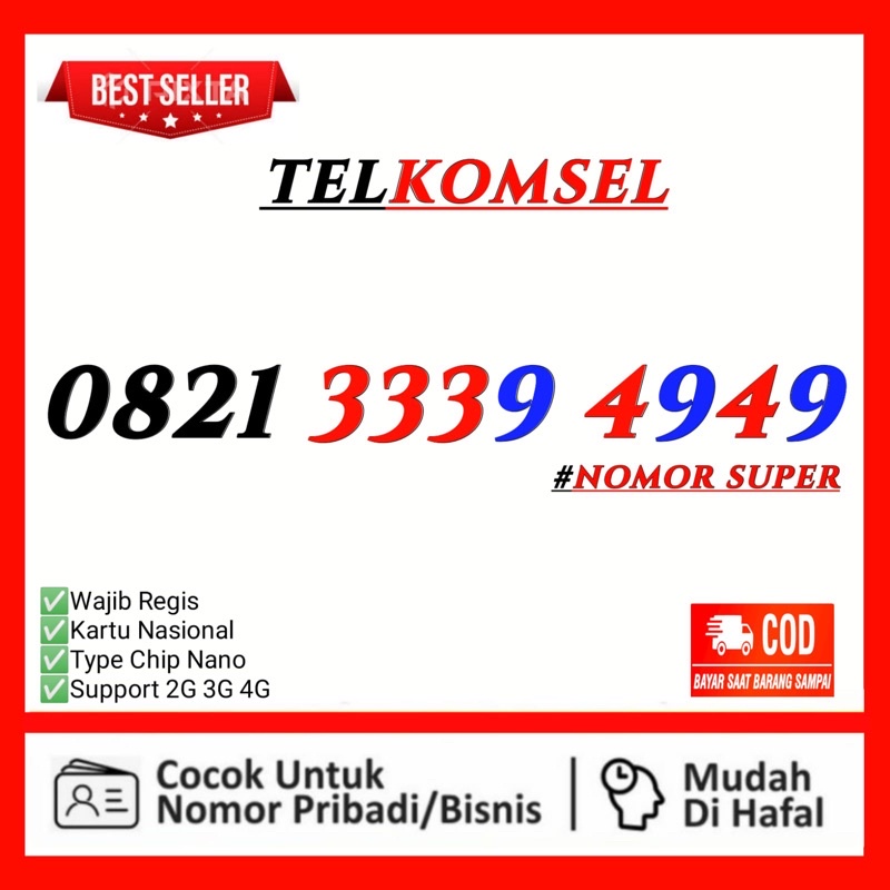 No cantik simpati Nomor cantik telkomsel 49 59