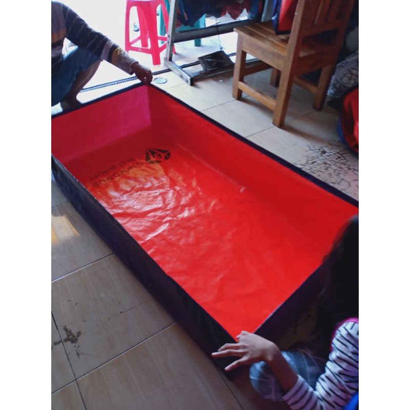 terpal kolam ikan TYPE A5 ukuran (140×70×30)
