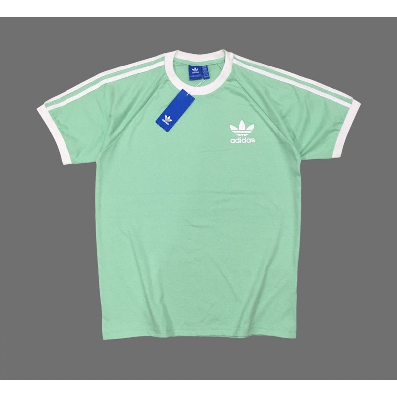 Kaos adidas retro california hijau mint