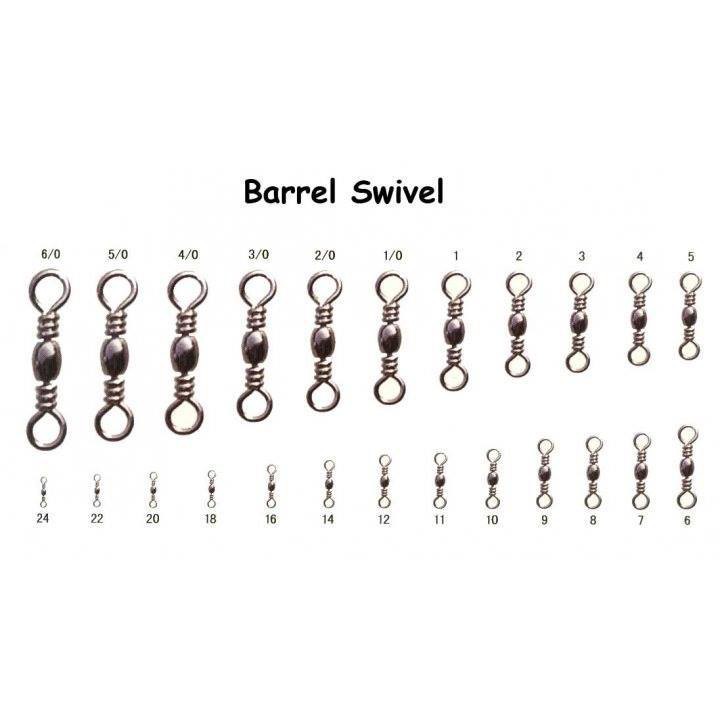 BARREL SWIVEL GOLDEN LAKE 303  #5/0 - #1/0