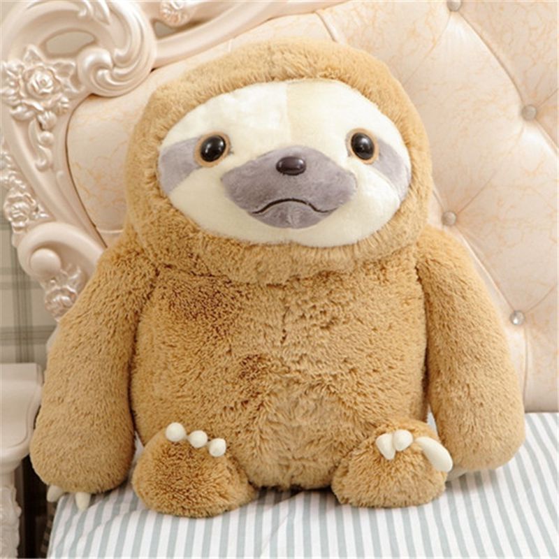 Boneka Bantal Plush Model Binatang Sloth Giant Lucu Untuk Hadiah Natal