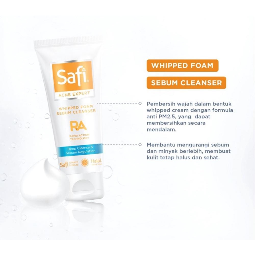 Safi Acne Expert Whipped Foam Sebum Cleanser 100gr