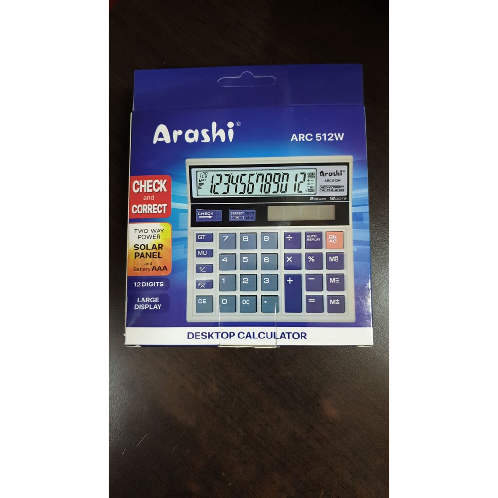 

Dekstop Calculator Arashi ARC 512 W