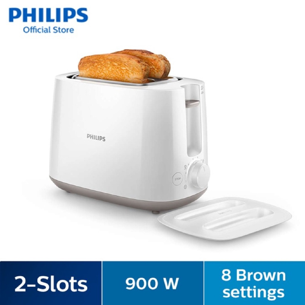 Philips HD2582 Toaster Pemanggang Roti 2 Slot - Daily Collection