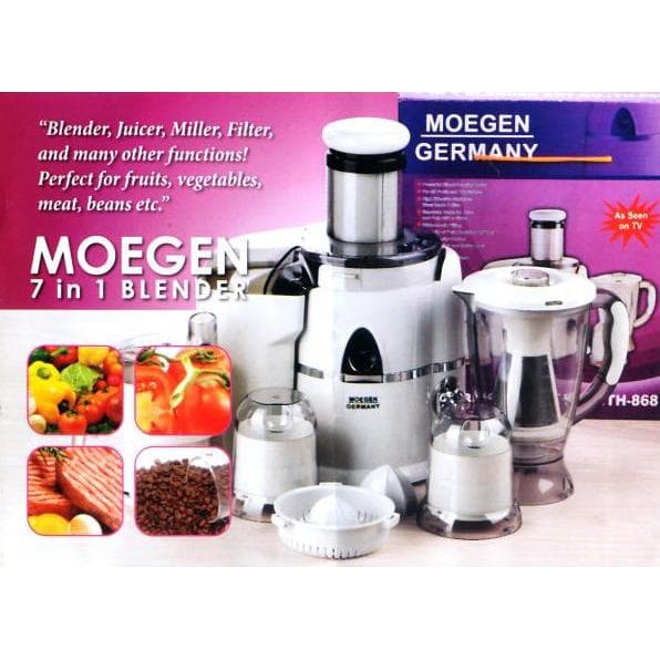 Juicer Blender Moegen Germany Juice 7 Fungsi Dalam 1 Alat As On Tv Shopee Indonesia