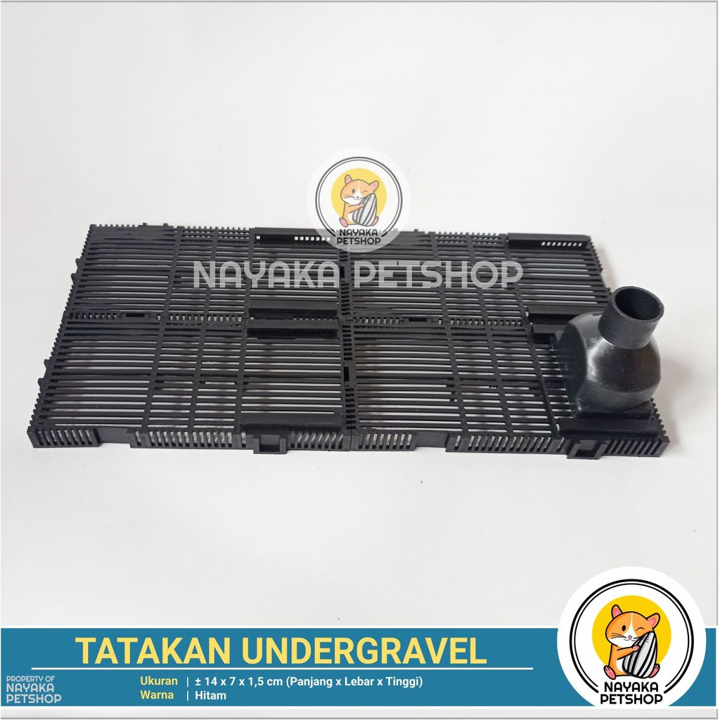 Tatakan Papan Alas Undergravel Filter Aquarium Aquascape