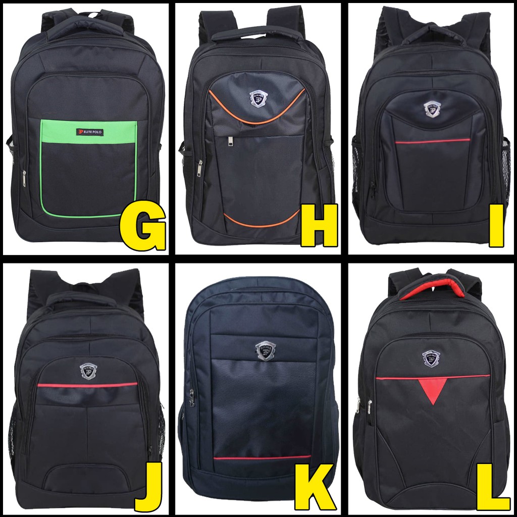 SERBA 50 RIBU Polo Tas Gendong Sekolah SMP SMA Cewek Cowok Ransel Laptop Kuat Murah Backpack Simpel