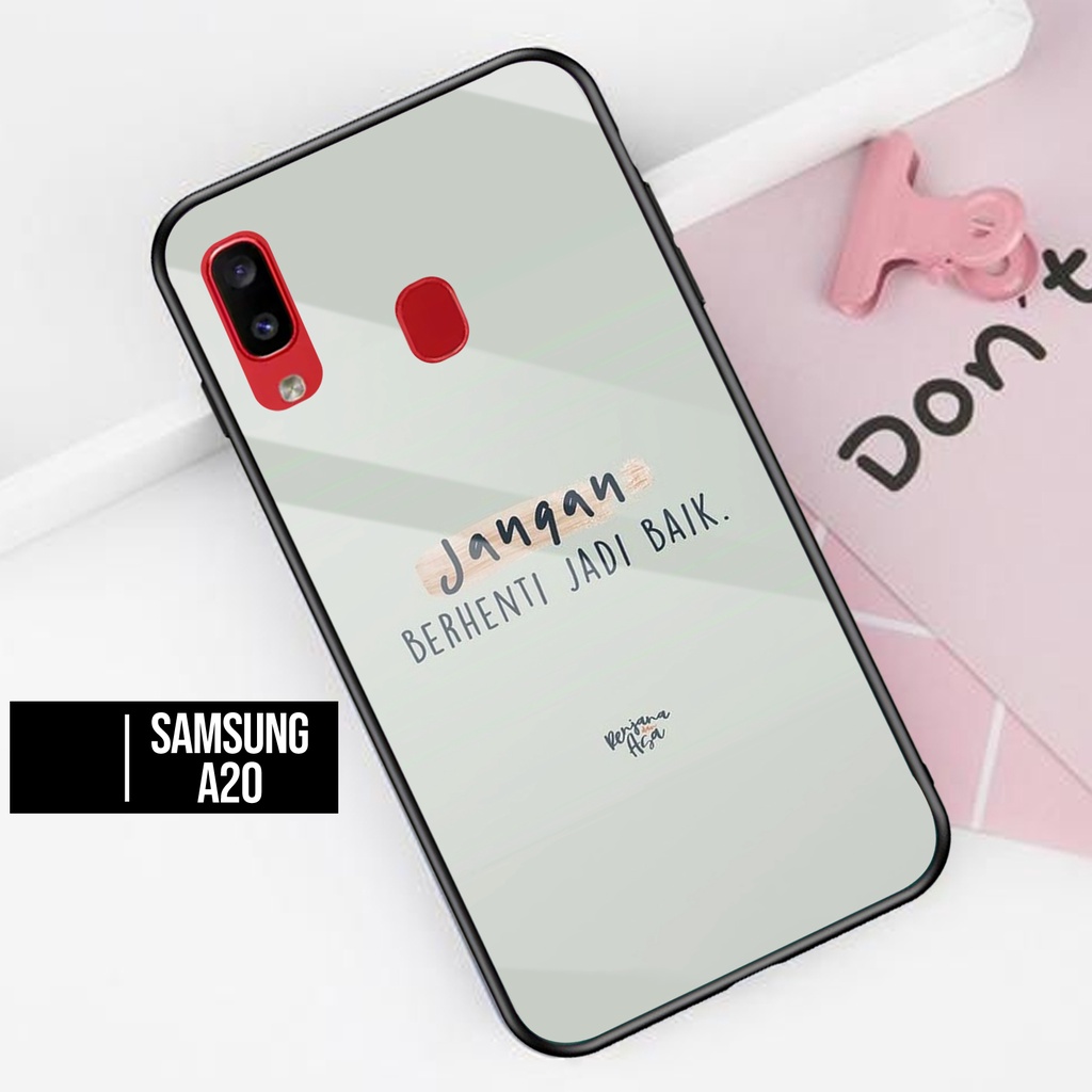 CASE SAMSUNG A20 / A30 - Casing SAMSUNG A20 / A30 Terbaru AERO STORE [ QUOTES ] Silikon SAMSUNG A20 